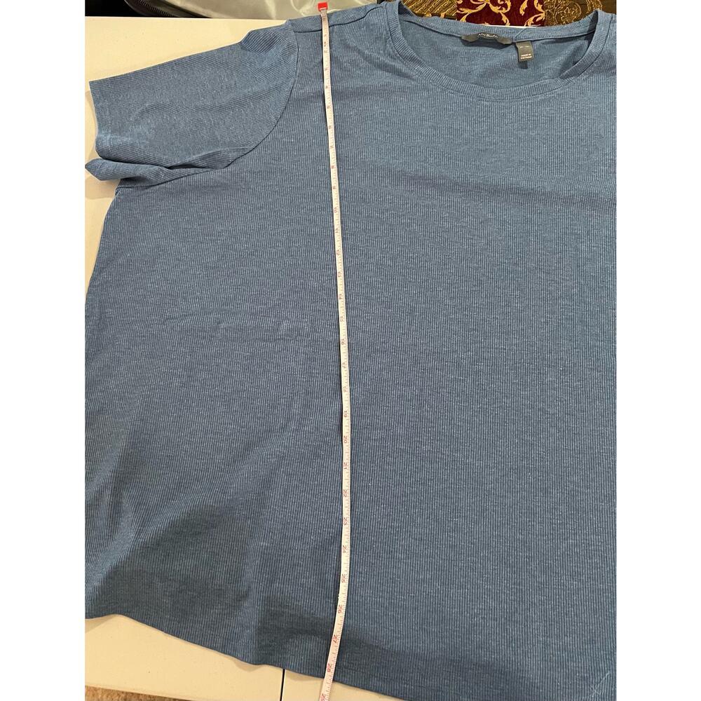 Anybody Ribbed Hacci Short Sleeve & Flare Pant Lounge Set BLUE NWOT SIZE PLUS 5X - Picture 8 of 12